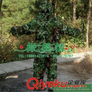 ★各種熱銷產(chǎn)品★ 橄欖情WZF62809zp包郵仿生吉利服偽裝服迷彩觀鳥服偽裝衣狩獵原始圖片2