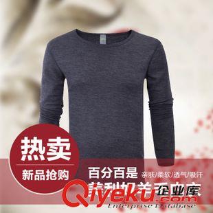 男女羊毛內(nèi)衣系列 熱賣新品美利奴羊毛內(nèi)衣套裝 無縫保暖套裝 男褲保暖套裝批發(fā)