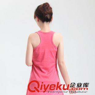 上裝 百壽人 女瑜伽服上裝羊毛竹纖維運(yùn)動(dòng)休閑無袖圓領(lǐng)T恤背心運(yùn)動(dòng)原始圖片3