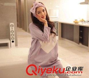 孕婦套裝 韓版孕婦裝秋冬產后月子服套裝加厚加絨保暖哺乳套裝原始圖片2