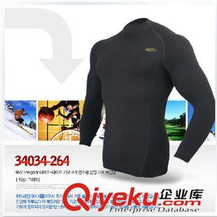 男長(zhǎng)袖 出口韓國(guó) 小批量定做 男保暖長(zhǎng)袖T恤 內(nèi)衣 緊身修身服 高領(lǐng)34034