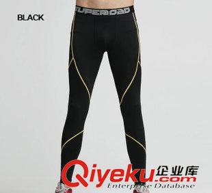 男長褲 現(xiàn)貨供應(yīng)批發(fā)秋冬保暖排汗男運(yùn)動(dòng)緊身褲氨綸跑步長褲 S4MC1401