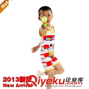 品牌--海中寶 廠家直銷 2013全新高級數(shù)碼印花連體男女兒童游泳衣褲 YE-1807