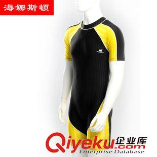 男子沖浪衣 連體潛水服 防曬服浮潛衣 游泳服 男子連體游泳衣褲 單車衣F81D原始圖片3
