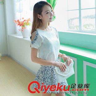 6月{dy}波 2015新款韓版修身顯瘦小香風半身裙連衣裙女兩件套潮原始圖片2