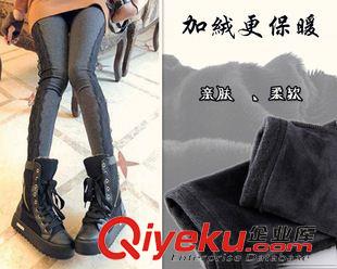 未分類 優質版秋冬裝新款 韓版時尚修身拼接蕾絲孕婦托腹打底褲 小腳褲原始圖片3