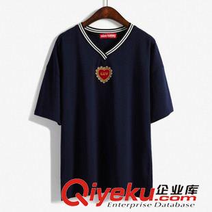 5月 上旬新款 2015春夏新款韓國(guó)搞怪卡通加厚磨毛寬松短袖女裝打底T恤 原宿風(fēng)