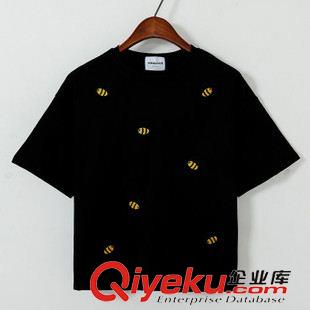 主推三【T恤系列】 韓國東大門女裝森女卡通刺繡純棉休閑學(xué)生短袖T恤批發(fā)女裝創(chuàng)意款原始圖片3