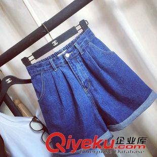 短褲 韓國(guó)東大門(mén)韓版很顯瘦寬松牛仔短褲女牛仔哈倫褲原始圖片2