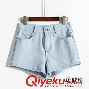 短褲 2015韓國東大門夏季新品韓版復(fù)古寬松牛仔短褲百搭直筒女褲批發(fā)潮原始圖片3