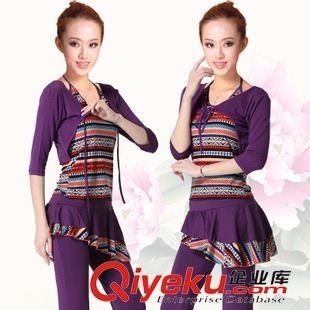 新品上架 云裳廣場戀衣 舞蹈服套裝新款 拉丁舞跳舞衣裙褲演出服女一件代發(fā)原始圖片2