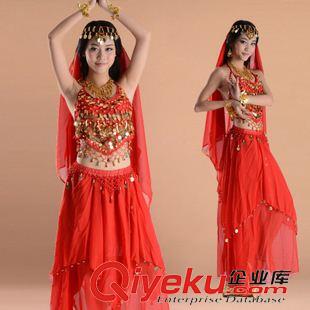 成人肚皮舞套裝 秋冬新款 長袖肚皮舞套裝 肚皮舞服裝練習(xí)套裝 肚皮舞練功服原始圖片3