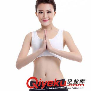 無袖瑜伽服 刻紛 無鋼圈瑜伽運動jm文胸弓型背心式少女跑步無痕瑜伽內衣女原始圖片2