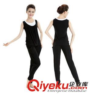 無袖瑜伽服 刻紛2015夏季瑜伽套裝新款 韓版瑜珈服女 健身舞蹈服zp一件代發原始圖片2