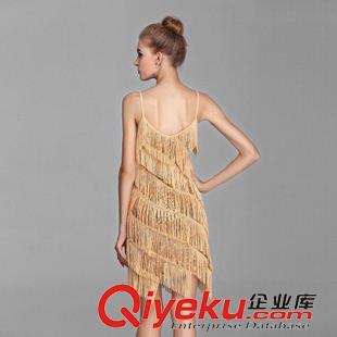 拉丁舞服 2015演出服裝DS流蘇夜店酒吧舞臺服裝流蘇領舞時尚gs連衣裙女原始圖片3