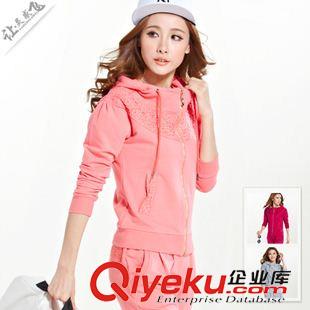 秋裝 {dy}季 運動服女秋學(xué)生體育運動套裝修身純色休閑套裝工作服兩件套批發(fā)