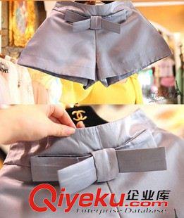 夏季新品7月05 實拍2015夏裝新款套裝時尚網紗短袖上衣蝴蝶結休閑短褲兩件套優質