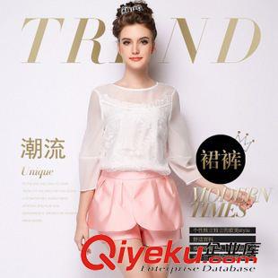 夏季新品7月03 776歐洲站夏季新款  2015歐美gd女裝純色短褲