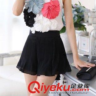 夏季新品7月03 6781韩国东大门 2015夏装新款   女士纯色短裙  A字裙夏