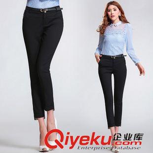 夏季新品7月03 1511款女糖果色小腳褲休閑褲子九分褲   一件待發(fā)女裝