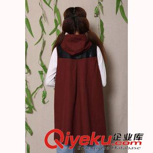 夏季新品7月01 2015春季新款女裝原創(chuàng)棉麻民族風(fēng)寬松型拼接直筒中長(zhǎng)款連衣裙