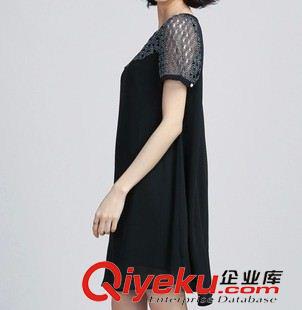 雪紡衫 2015夏裝新款胖MM加大碼女裝歐美寬松顯瘦雪紡連衣裙實拍現貨直售原始圖片2