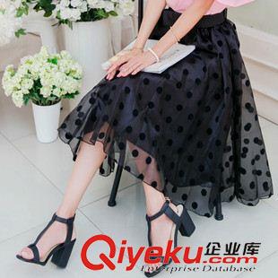 早秋8月新品 實(shí)拍2015夏季新款韓版女裝網(wǎng)紗波點(diǎn)圓點(diǎn)半身裙歐根紗蓬蓬裙好質(zhì)量原始圖片3