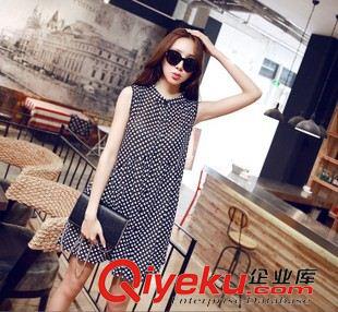 連衣裙 2015新品款  女裝大碼顯瘦超長(zhǎng)款裙子淑女氣質(zhì)長(zhǎng)裙夏裝雪紡連衣裙