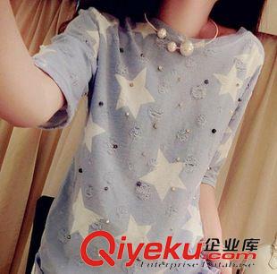 夏季新品7月30 寬松短袖T恤胖mm夏裝棉麻加肥加大碼女裝 胖妹妹韓版夏季顯瘦上衣原始圖片2