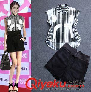 夏季新品7月30 短袖純色t恤女韓國代購2015夏裝新款v領(lǐng)露肩個性修身顯瘦百搭上衣