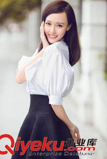 夏季新品7月25 歐洲站女裝新款楊冪明星同款修身氣質(zhì)白襯衣+百搭半身裙兩件套原始圖片3