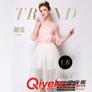 T恤 歐洲站2015夏裝新款歐美胖妹妹加肥加大碼女裝短袖T恤+短裙褲套裝
