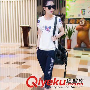 夏季新品7月23 實(shí)拍2015夏季新款時尚套裝女雪紡休閑套裝歐洲站女裝名媛套裝現(xiàn)貨
