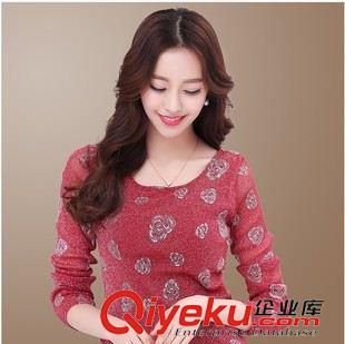 夏季新品7月19 2015夏季 韓版新款網(wǎng)紗修身骷髏頭寬松打底衫長袖T恤 實(shí)拍現(xiàn)貨原始圖片3
