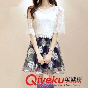 休閑套裝 2015新款大碼休閑服運動套裝女夏短袖短褲薄歐洲站t恤yd學生潮