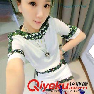 休閑套裝 1662 歐洲站夏季新款   歐美風套裝女裝  2015