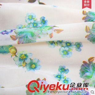 休閑套裝 2015夏裝新款女裝韓版兩件套印花雪紡連衣裙 半裙加上衣原始圖片2