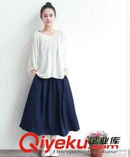 夏季新品7月19 2015夏季新款文藝女裝純棉麻紅色無(wú)袖背心連衣裙實(shí)拍現(xiàn)貨廠家直售