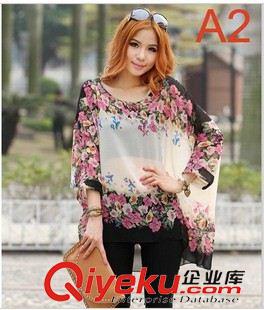 夏季新品7月19 2015 夏季新品款 女速賣通熱賣爆款 雪紡大件多色雪紡衫一件代發(fā)