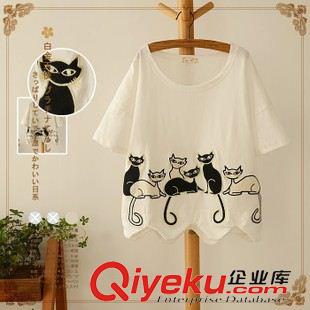夏季新品7月12 2015實(shí)拍 夏款釣魚印花寬松中長(zhǎng)款短袖 灰色韓版女裝圓領(lǐng)純棉T恤