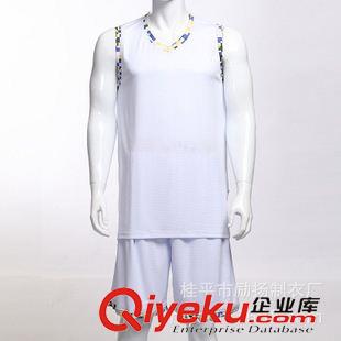 未分类 gd定制运动服 DIY印号球衣 团购队服球衫定制 V领蓝球服套装