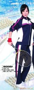 運動服 批發 越奧秋季情侶女款9008# 深蘭色運動服裝