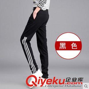 【秋季運動褲子】 顯瘦女士運動褲長褲2015春秋韓版直筒休閑褲子新款大碼女團購棉質原始圖片3