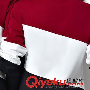 *衛衣套裝 胖mm兩件套休閑秋裝情侶大碼運動服長袖t恤棉質圓領星星衛衣套潮原始圖片3