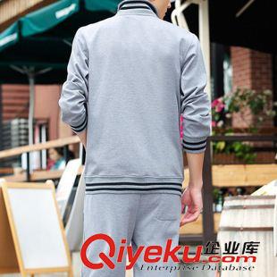 高端男士運(yùn)動(dòng)套裝 contiki男士大碼運(yùn)動(dòng)服修身長(zhǎng)袖衛(wèi)衣休閑運(yùn)動(dòng)套裝2015高端純棉原始圖片3