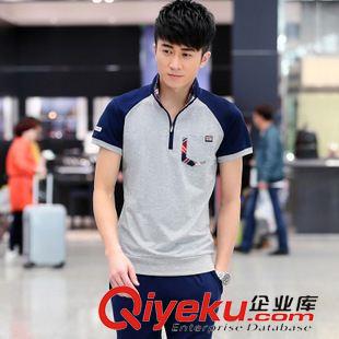 5.23號更新 2015新款運動服套裝男夏大碼短袖短褲夏款衛衣套裝運動服男套