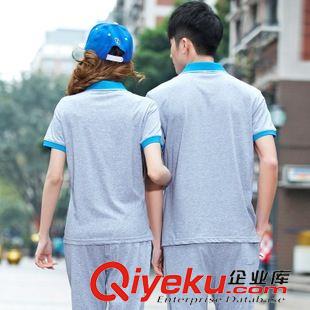 阿迪套装 2015夏季情侣运动套装男女款短袖长裤运动服女夏加肥加大休闲套装