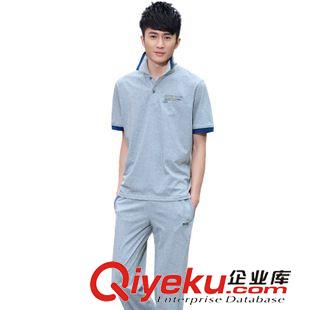 情侶套裝 zp舒雅尼絲夏季加大碼運(yùn)動(dòng)服套裝 男女翻領(lǐng)POLO運(yùn)動(dòng)裝 休閑套裝原始圖片3