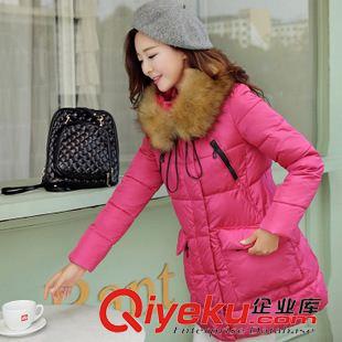 新款羽絨服 實(shí)拍2015冬季新款歐洲站韓版大毛領(lǐng)時(shí)尚修身A版中長(zhǎng)款羽絨服原始圖片2