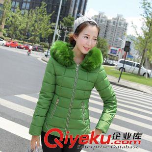 新款羽絨服 實(shí)拍2015冬季新款棉衣女韓版修身時(shí)尚保暖毛領(lǐng)短款羽絨服女原始圖片2
